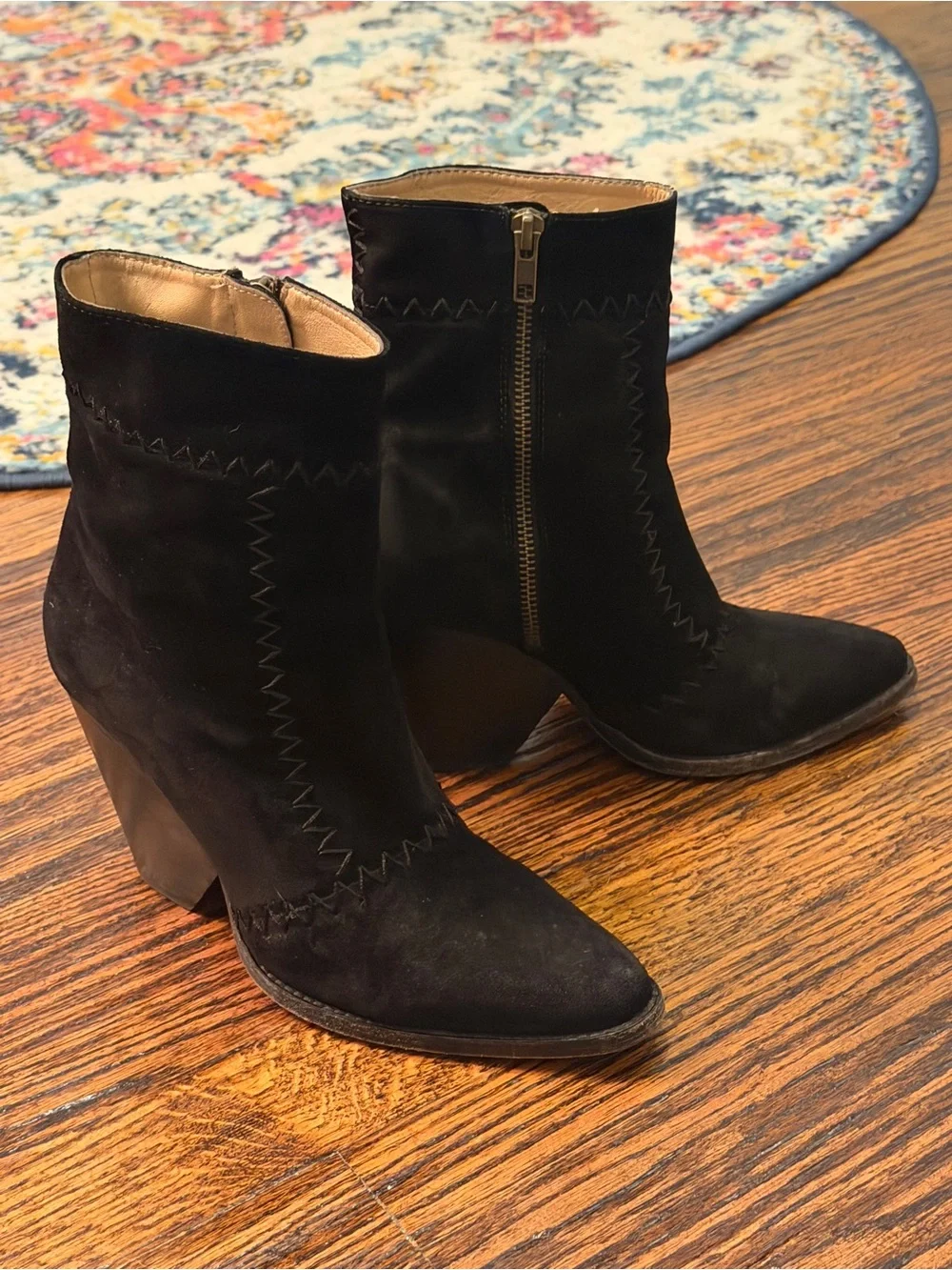 SOLD!!! Spell & The Gypsy Zephyr Suede Boots Black